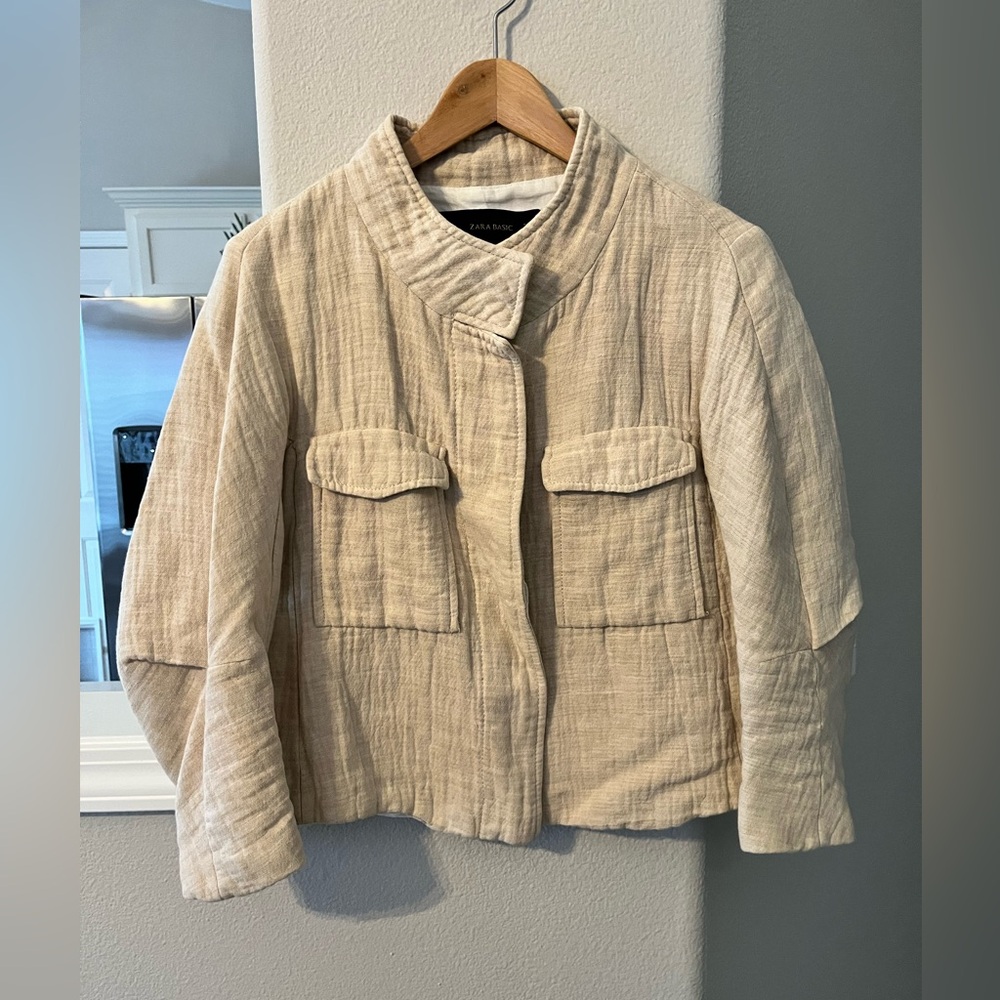 Zara Linen Spring jacket